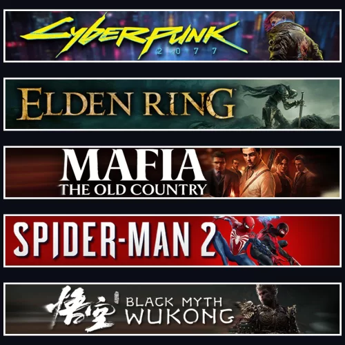 Cyberpunk +Elden +Mafia +Spider 2 +Wukong